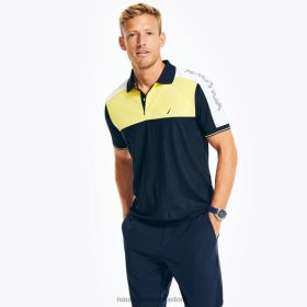 Nautica Romania Store | Nautica polo navtech, realizat în mod sustenabil, cu potrivire clasică ZZ2JN373 marina bărbați
