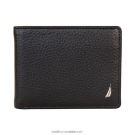 Nautica Romania Store | Nautica portofel din piele cu capacitate suplimentara ZZ2JN239 negru bărbați