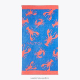 Nautica Romania Store | Nautica prosop de plajă cu imprimeu homar ZZ2JN247 turcoaz bărbați