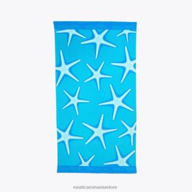 Nautica Romania Store | Nautica prosop de plajă cu imprimeu stele de mare ZZ2JN211 albastru azuriu bărbați