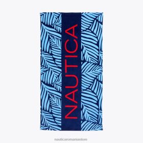 Nautica Romania Store | Nautica prosop de plajă cu logo cu imprimeu palmier ZZ2JN911 albastru ballard bărbați