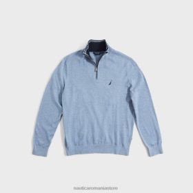 Nautica Romania Store | Nautica pulover mare și înalt navtech cu fermoar sfert ZZ2JN667 ancora albastra erica bărbați