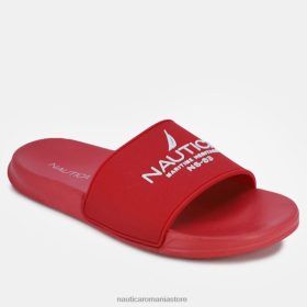 Nautica Romania Store | Nautica sandală cu clapetă cu logo ns-83 ZZ2JN1047 nautica rosie femeilor