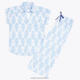 Nautica Romania Store | Nautica set pantaloni de pijama cu imprimeu ZZ2JN1021 alb strălucitor femeilor