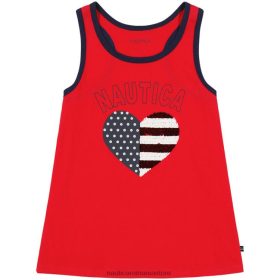 Nautica Romania Store | Nautica tanc cu inimă cu paiete pentru fetițe (4-6x) ZZ2JN1563 orhidee palid