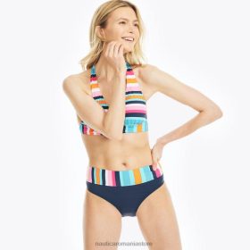 Nautica Romania Store | Nautica top de baie cu halter în dungi ZZ2JN1037 roz garoafa femeilor