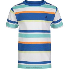 Nautica Romania Store | Nautica tricou cu dungi pentru copii mici (2t-4t) ZZ2JN1287 adevărata marina