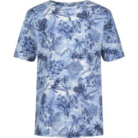 Nautica Romania Store | Nautica tricou cu imprimeu Paradise pentru băieți (8-20) ZZ2JN1179 albastru azuriu