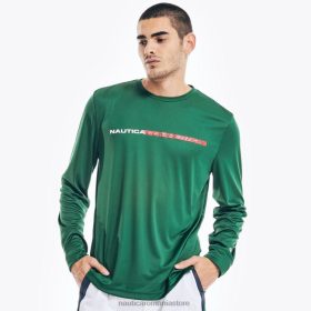 Nautica Romania Store | Nautica tricou cu mânecă lungă realizat în mod sustenabil pentru competiție ZZ2JN151 feriga cosmică bărbați