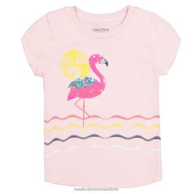 Nautica Romania Store | Nautica tricou flamingo pentru fete (7-16) ZZ2JN1361 somon