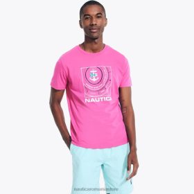 Nautica Romania Store | Nautica tricou grafic busolă realizat în mod durabil ZZ2JN137 roșu rockaway bărbați