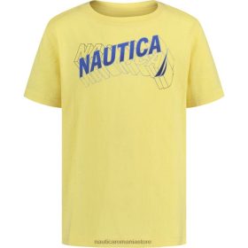 Nautica Romania Store | Nautica tricou grafic dimensional pentru copii mici (2t-4t) ZZ2JN1145 mătasea de porumb
