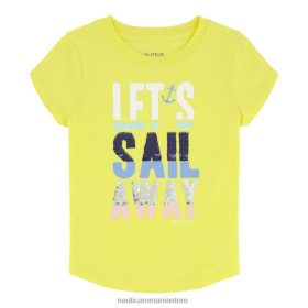 Nautica Romania Store | Nautica tricou pentru fetițe (4-6x) ZZ2JN1527 oro