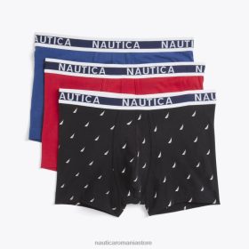 Nautica Romania Store | Nautica trunchi stretch pachet de 3 ZZ2JN635 zinfandel bărbați